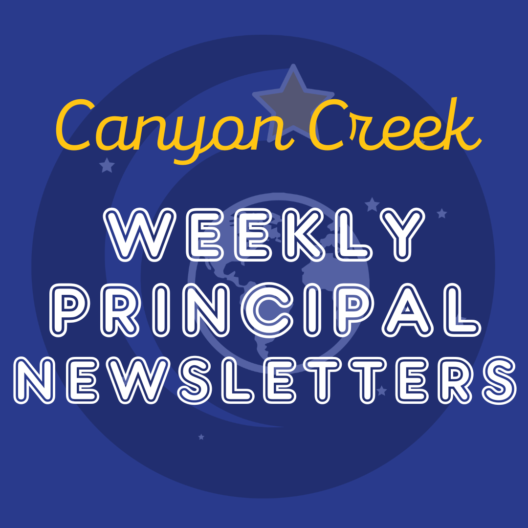 Weekly principal newsletters